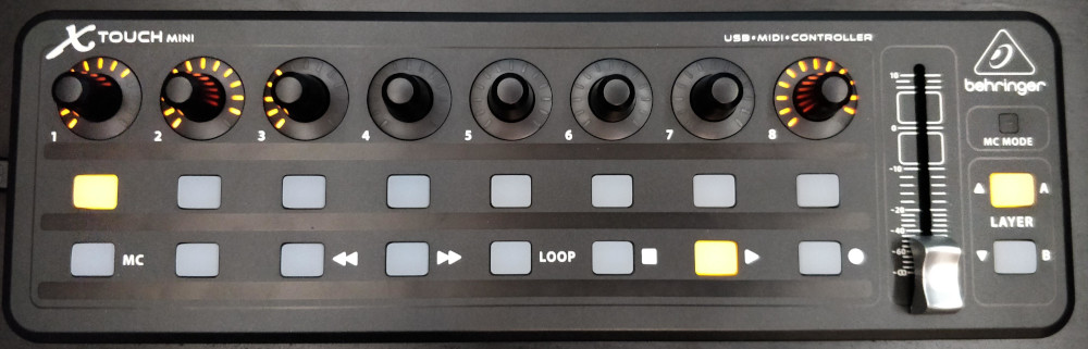 Control PulseAudio with a MIDI controller